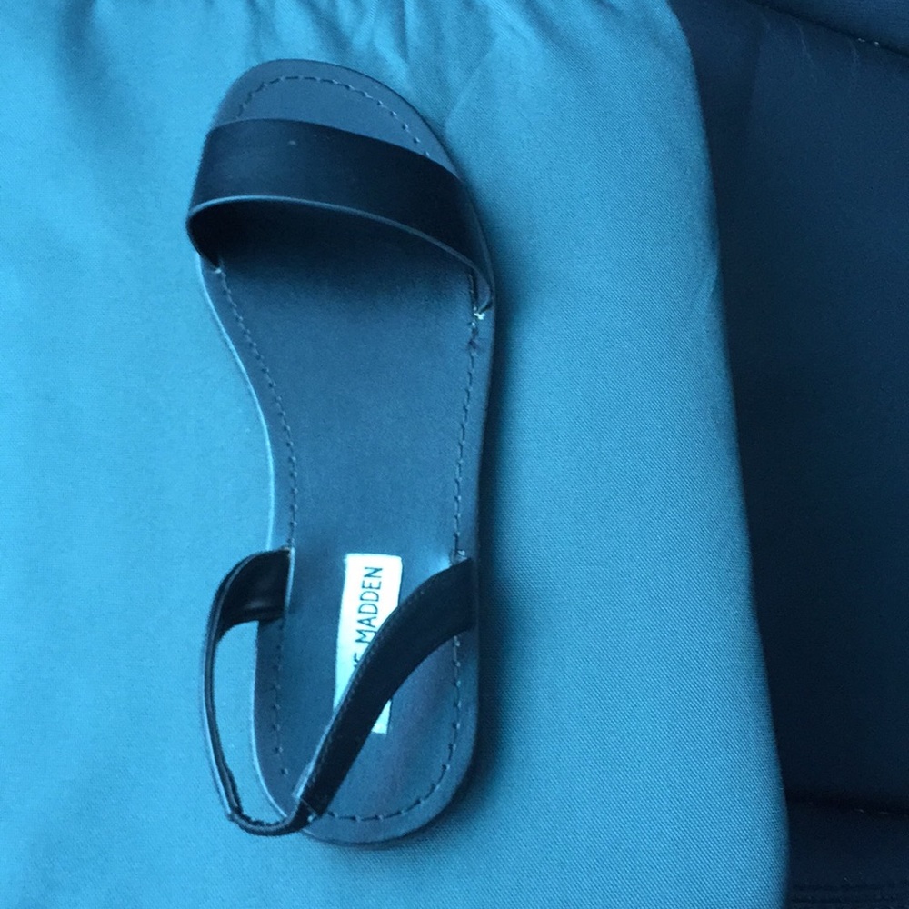 Steve Madden Black Alina Sandals worn once